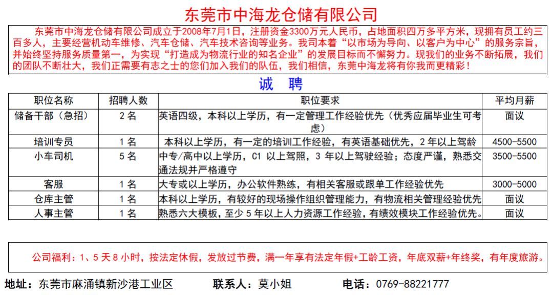 郑州中牟地区最新职位速递，招聘信息新鲜出炉！